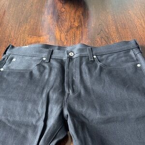 Men's Slim Straight Black Jeans